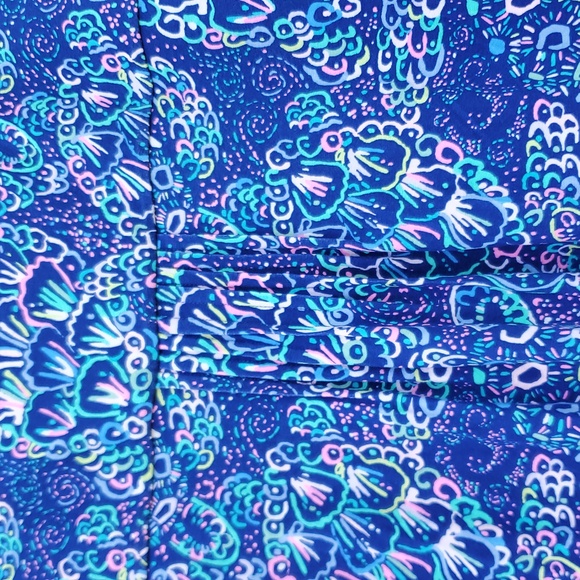 Lilly Pulitzer Aubrey UPF 50+ Dress Take It Slow XL Turtle Print - Picture 5 of 8